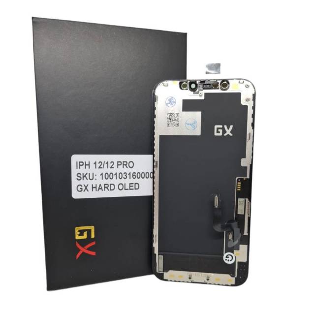 LCD Screen APP IPHO 12/12 Pro with digitizer black HQ hard OLED GX