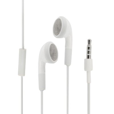 KIT HF STEREO iPhone 3G/3Gs/4G + Android bulk bianco