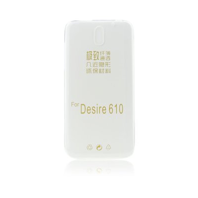 BACK CASE Ultra Slim 0,3mm - HTC Desire 610 TRANSPARENT
