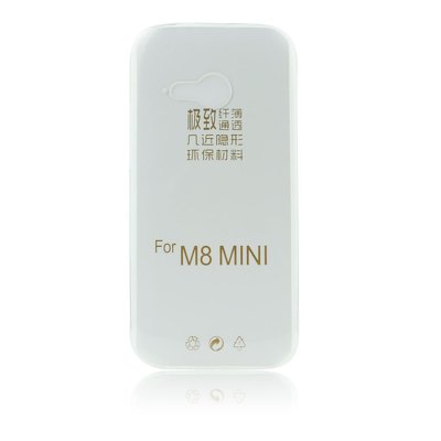 BACK CASE Ultra Slim 0,3mm - HTC One (M8) mini trasparente