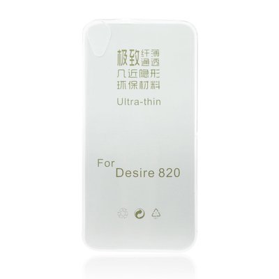 BACK CASE Ultra Slim 0,3mm - HTC Desire 820 TRANSPARENT