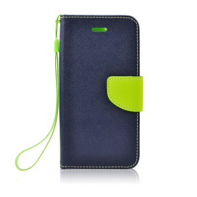 Fancy Book case - NOK 7 Plus blu/limone