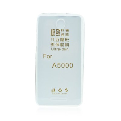 BACK CASE Ultra Slim 0,3mm - LEN A5000 TRASPARENTE