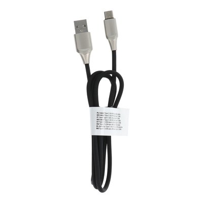 Cavo USB - Tipo C 2.0 C128 1 metro, nero