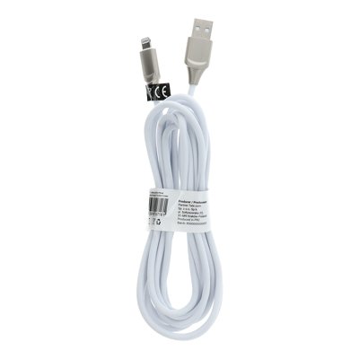 Kabel USB per iPhone Lightning 8-pin C126 3 m argento