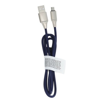 Cavo USB - Micro C129 1 metro, azzurro