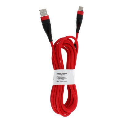 Cavo USB - Tipo C 2.0 C171 3 metri, rosso