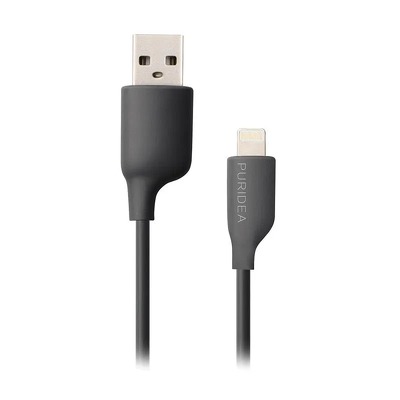 PURIDEA kabel USB do iPhone Lightning 8-pin L02 2.4A szary
