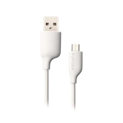PURIDEA Kabel USB - Micro L02 2.4A biaÅ‚y
