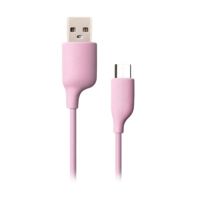 PURIDEA kabel USB - Typ C 2.0 L02 2.4A rÃ³Å¼owy