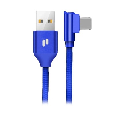PURIDEA kabel USB - Typ C 2.0 QC L23 2.4A niebieski