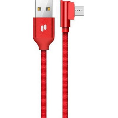 PURIDEA kabel USB - Micro QC L23 2.4A czerwony