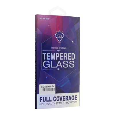 5D Full Glue Tempered Glass - per Iphone 13 (MATTE) nero