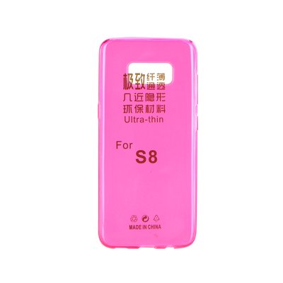 BACK CASE Ultra Slim 0,3mm - SAM Galaxy S8 Plus pink