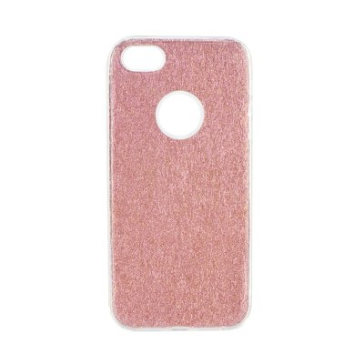 Forcell SHINING Case IPHO 5/5S/SE  trasparente-rosa