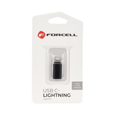 Forcell adattatore tipo C-Lightning Iphone nero