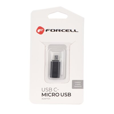 Forcell adattatore tipo C-Micro USB nero