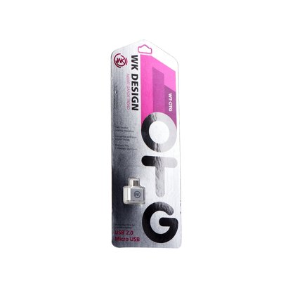 WK-Design Adapter OTG Micro  - USB argento