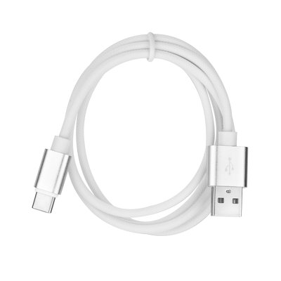 Cavo USB NEW metallico - tipo C 3.0 grigio bianco