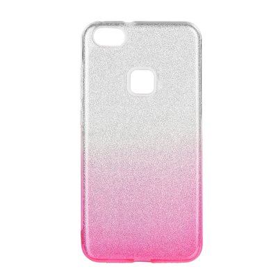 Forcell SHINING Case HUA P10 LITE  trasparente-rosa