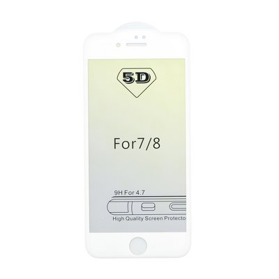 5D Full Glue Tempered Glass - APP IPHO 7 / 8   4,7