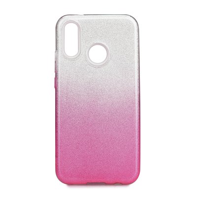 Forcell SHINING Case HUA P20 LITE  trasparente-rosa