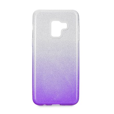 Forcell SHINING Case SAM Galaxy A8 2018 trasparente-rosa