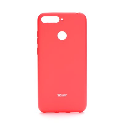 Roar Colorful Jelly Case - HUA Y6 Prime 2018   hot pink