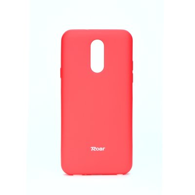 Roar Colorful Jelly Case - LG Q7  hot pink