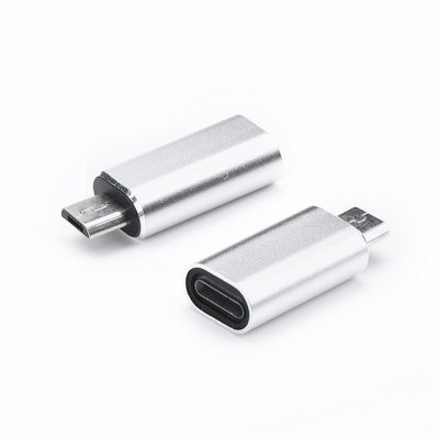 Adattatore Caricabatterie Lightning Iphone - micro USB argento