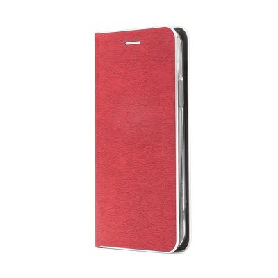 Luna Book Silver per  SAMSUNG A02s rosso
