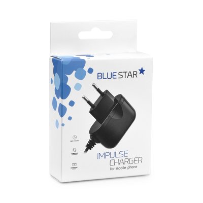 CARICABATTERIE da rete micro USB UNIVERSALE 2A NUOVO BLUE STAR