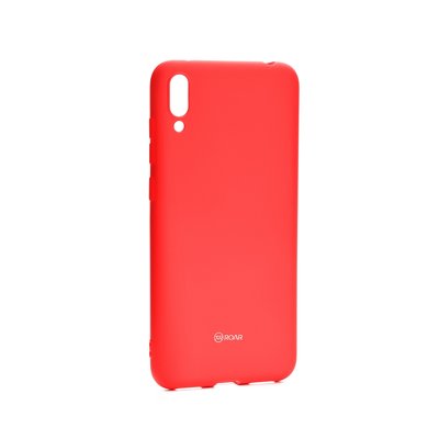 Roar Colorful Jelly Case - HUA Y7 Pro 2019  hot pink