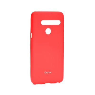 Roar Colorful Jelly Case - LG G8 ThinQ  hot pink