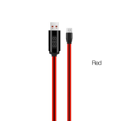 HOCO cavo USB LED Micro USB 1 m con LCD U29