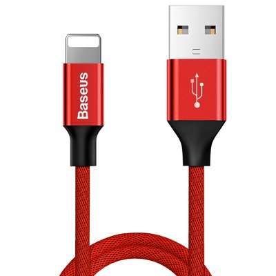 USB BASEUS Yiven si adatta a Apple Lightning 2A 1,2 metri rosso