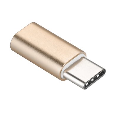 Adattatore Micro USB/Micro USB-C oro