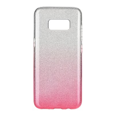 Forcell SHINING Case SAM Galaxy S8  trasparente-rosa