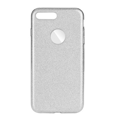 Forcell SHINING Case IPHO 7 Plus / 8 Plus argento
